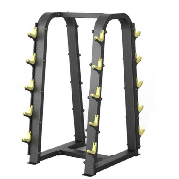 Barbell Storage Rack Commercial Gym Strength Training Equipment Heavy Duty Weightlifting Bar Holder Fitness Organization Stand