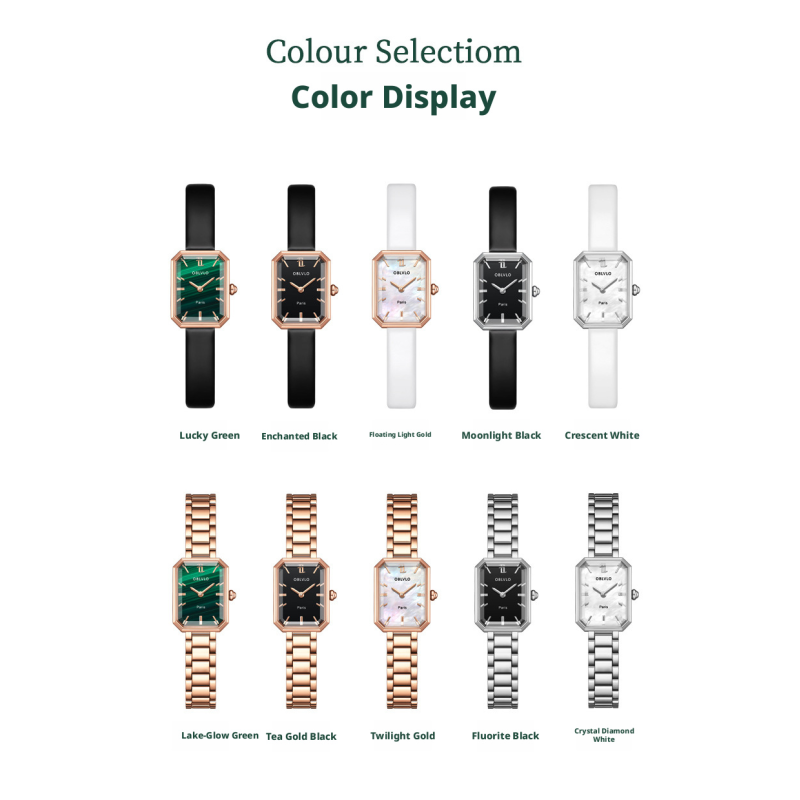 Square Mother Of Pearl Dial Ladies Quartz Watch Mesh Milanese Metal Strap 4 Colors Minimal Luxury Women Dress Wrist Watch Gift
