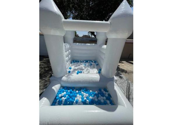 Decoration Wedding Outdoor Mini Jumping Inflatable Bouncer White Bounce House