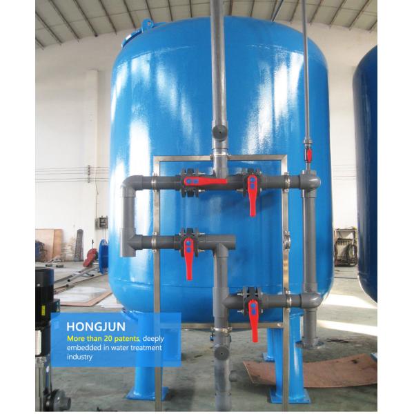 Filtro de agua industrial de las multimedias, filtro de arena en depuradora