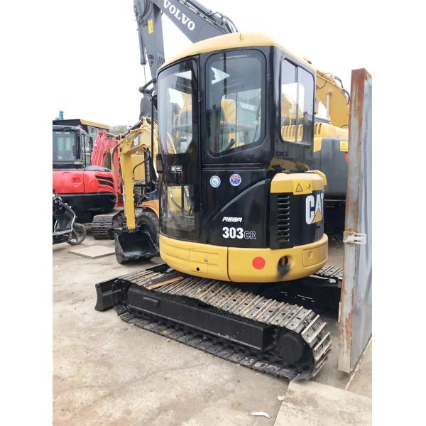 Fabricado no Japão 3 toneladas mini usado gato lagarta 303C escavadeira com peças originais