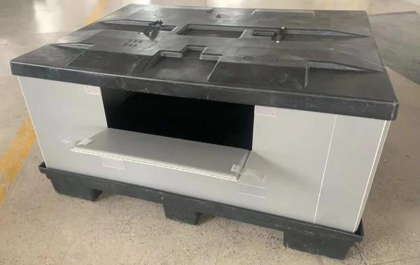 Customized Plastic Pallet Box Industrial Plastic Pallet Crates 440x340x155mm