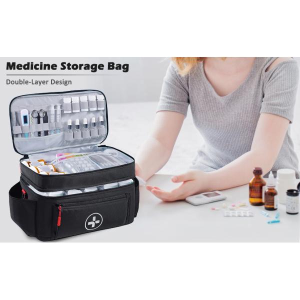 Travel Medicine Bag Organizer-Medicine Organizer Storage-Pill Bottle Organizer Storage-Medication Organizer