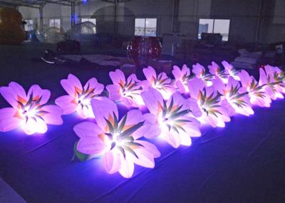 Flower Shape Inflatable Light Tube For Outdoor / Indoor Promotion 2.5m Height