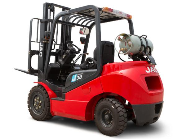 Efficient Dual Fuel Forklift , Load Capacity 3 Ton Gasoline Lpg Forklift