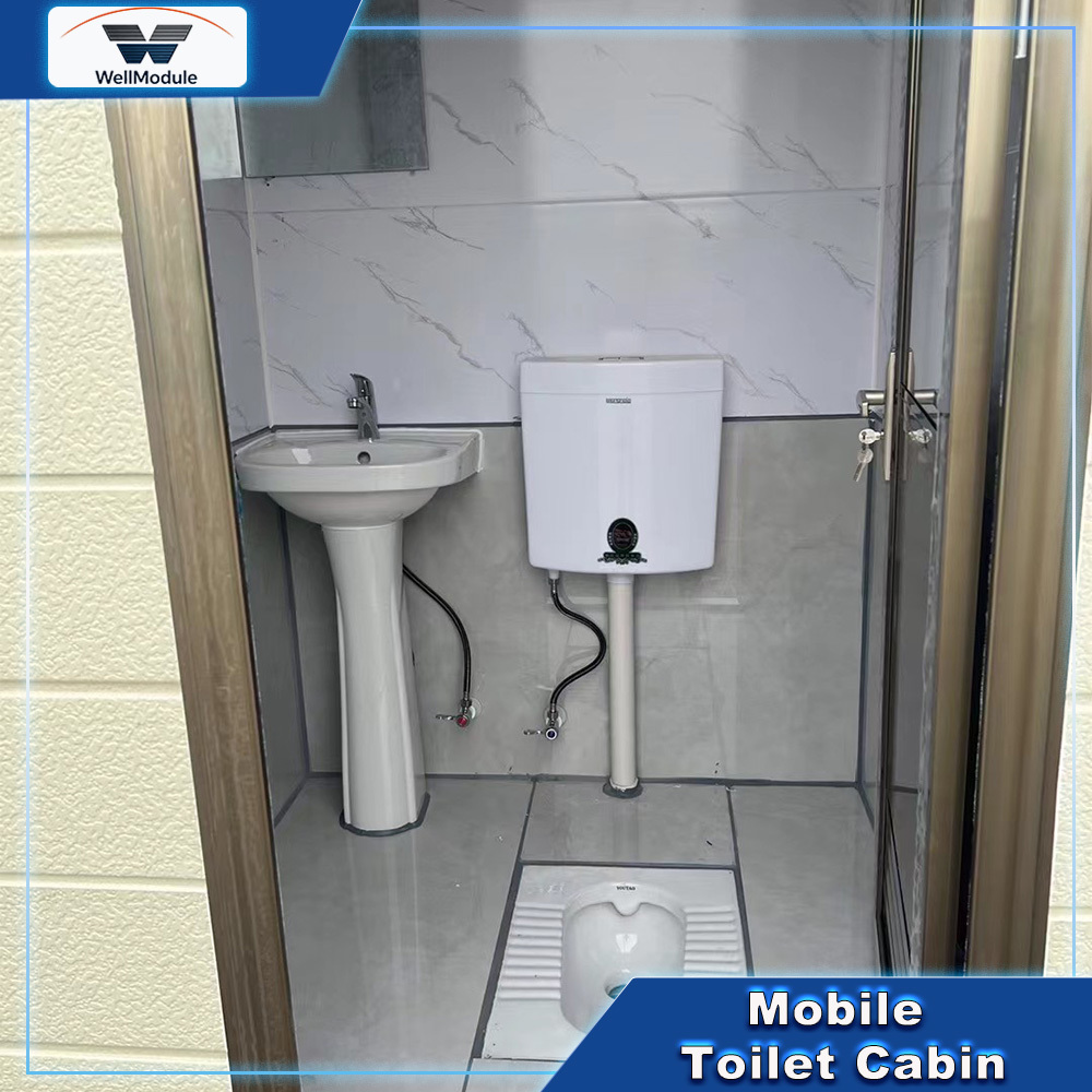 Prefabricated Portable Toilet Building with Fast Installation for Construction Camp, Workforce Housing and Outdoor Projects