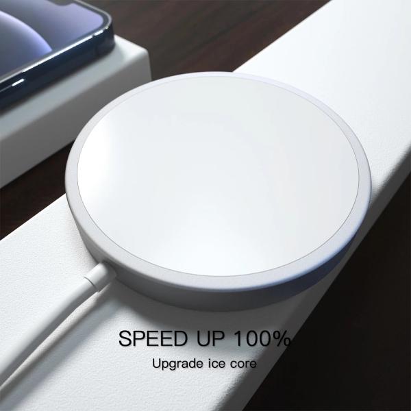 12V 1.5A Wireless Magsafe Charger 15W Ultra Slim For IPhone 12 Pro Max