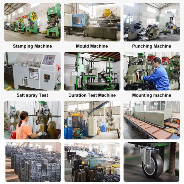 100 mm European-Style Plastic Transport Caster Swivel Wheel for Trolley & Industrial Use