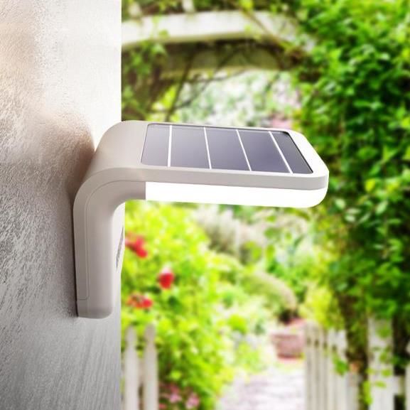 5W Wall Mounted  Solar LED Garden Lights Aluminum Alloy Body  For Garden