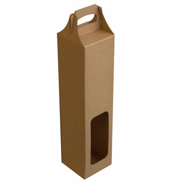 one bottle kraft packaging wine box  wine box with carrier