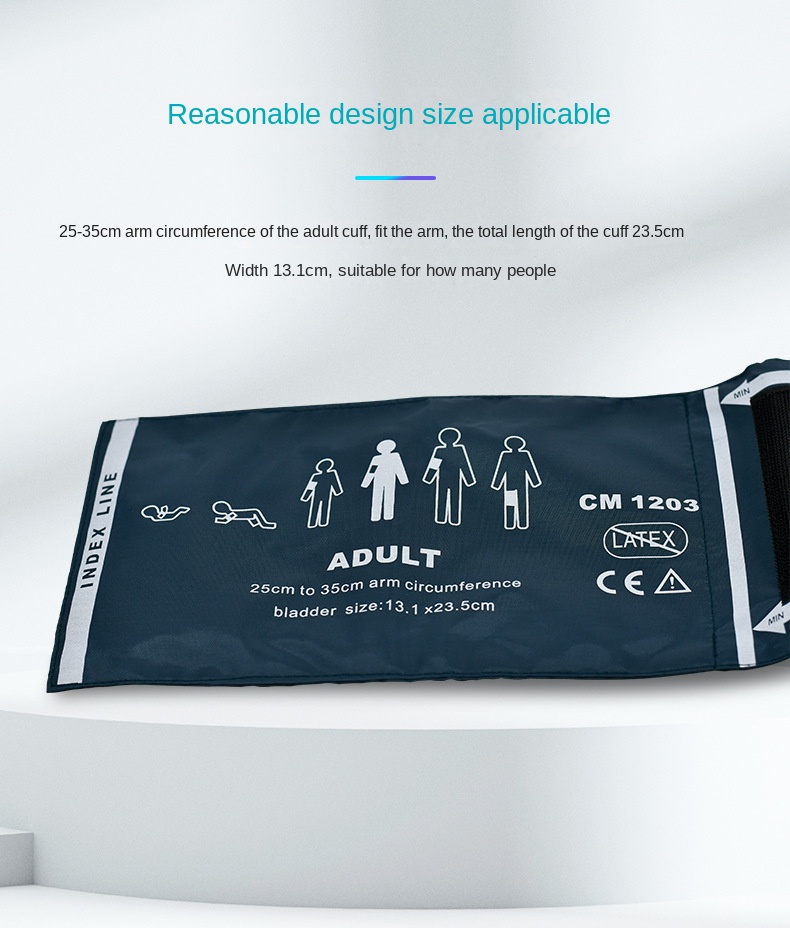 25cm - 35cm Adult Blood Pressure Cuff Medical Single Tube BP Cuff CE Class II