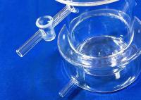 Verrerie de laboratoire de grande taille adaptée aux besoins du client de la Science de réacteur en verre de quartz