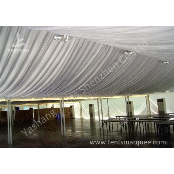 6M Span Commercial Rain Tents Outdoor Event Canopy With Luxury Decorations