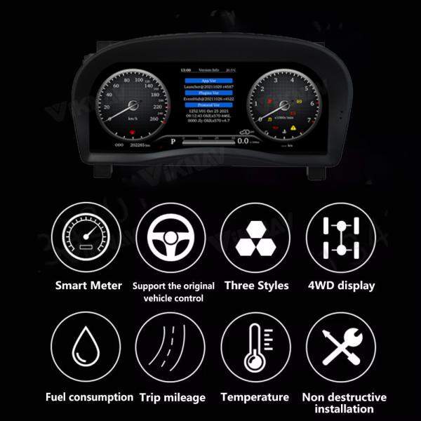 Toyota Alphard 2015-2018 Электронный габаритный кластер LCD прибор скоростного измерения