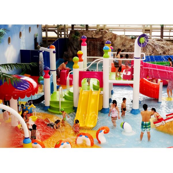 Acrylic Board Fiberglass Water Park Equipment Aqua Splash Pad Water Spray Park