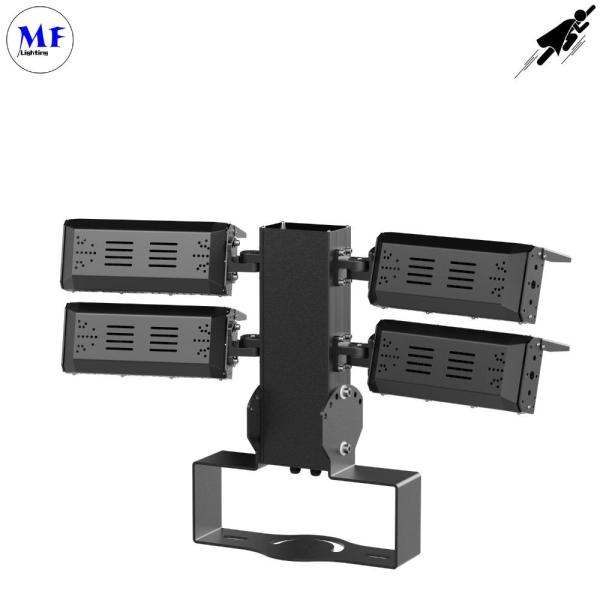300W IP66 IK08 LED Outdoor Stadium High Mast Flood Lighting 10° /20° /40° /60° /90° 160lm/W Ra70 2700K-6500K for Sports