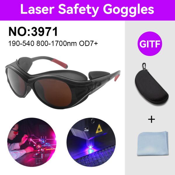 Laser goggles patch inside Laser glass 190-540nm 800-1700nm OD6 LASER 532 laser protection glasses laser protection co2 laser protection glasses laser protector laser protective 532 co2 laser pointer