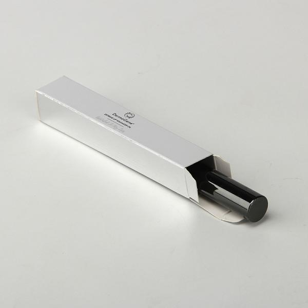 Cardboard Custom Eyeliner Boxes Silver Paper Black Printing Paper Box