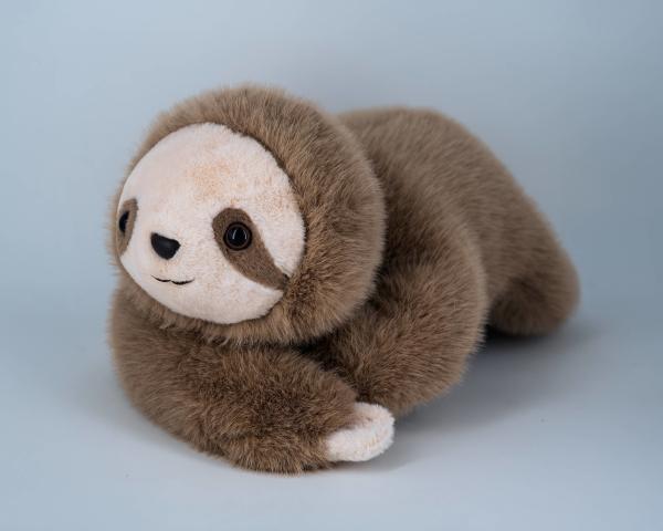 Manufacture Stress Relief and huggable Soft Sloth Plush Stuffed Sloth Pillow