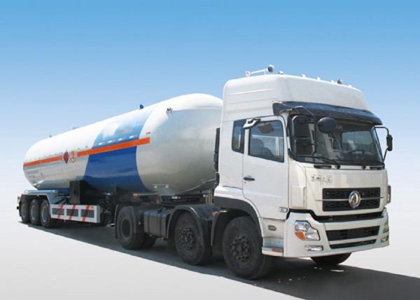 56000L Liquefied Petroleum Gas Lorry Tanker Trailer 3 Axles For LPG