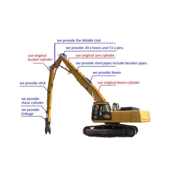 Рука KOMATSU экскаватора PC450 длинная
