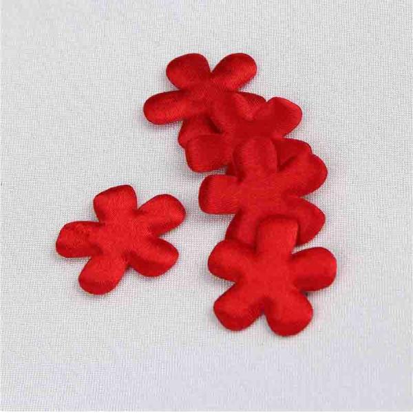Material Satin  Applique Padded Applique Crafts For Wedding Decoration Size 25 mm