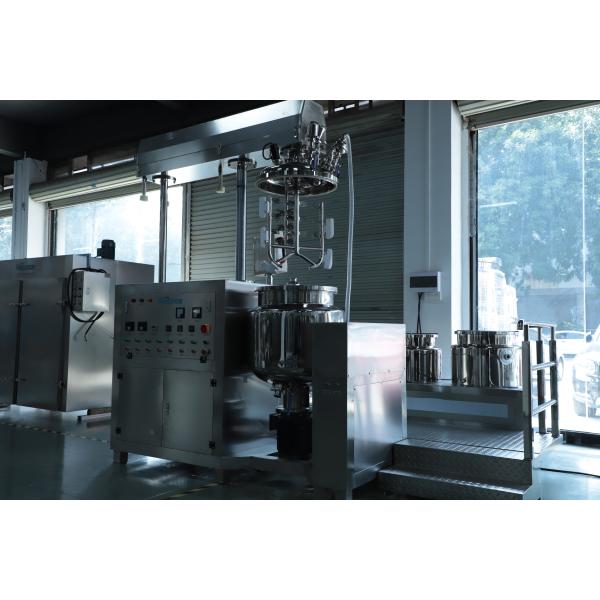 63Rpm Cosmetic Emulsifier Mixer With Heating Method Steam Electric Hot Oil Vacuum System