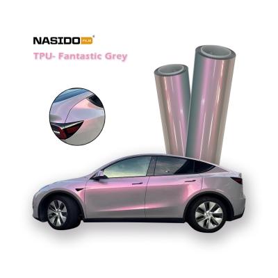Fantastic Grey Color Change Wrap Film TPU Car Paint Protection Film Heat Insulation