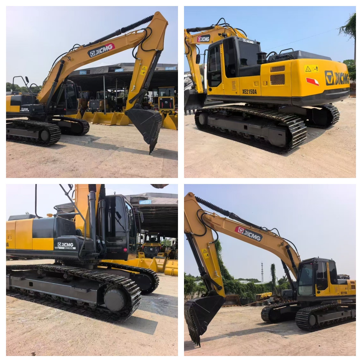 Used XCMG XE215DA Hydraulic Excavator 21 Ton Crawler Type 2019 Year with Multi Function Attachment