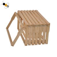 ODM libre non-enduit de cadre de Langstroth de cadre d'abeille de noeud de pin