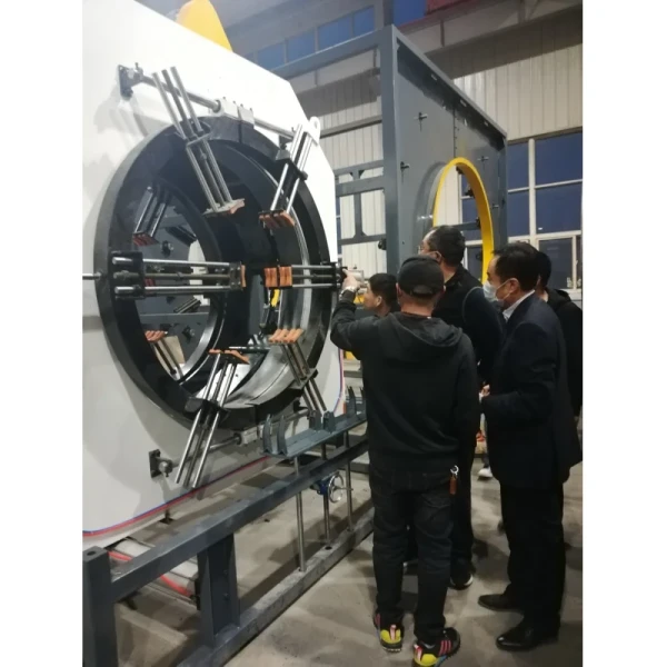 New Condition HDPE Jacket Pipe Extrusion Line with Planetary Cutting and Rigid Transmission for Pre-Insulated Pipes