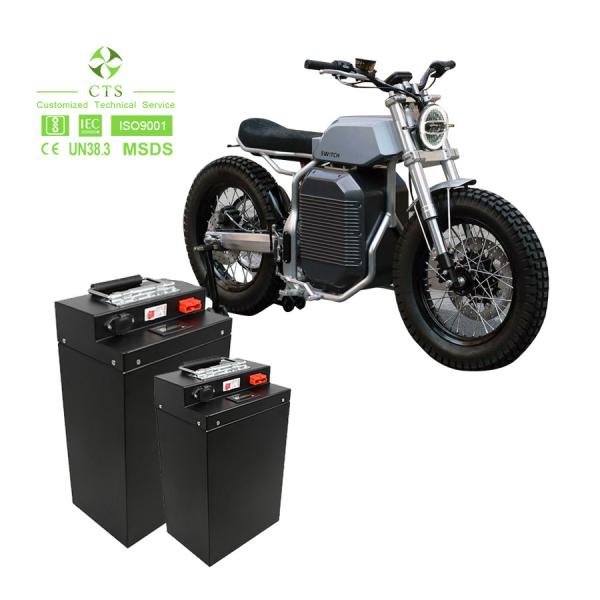 CTS OEM 60V 72V 40Ah 50Ah 60Ah Lifepo4 Lithium Ion Battery Pack For Electric Motorcycle With Charger