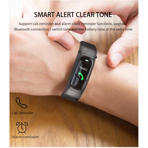 Smartwatch контроля B6 NFCHealth с наушником 0,96 Inc TPU bluetooth