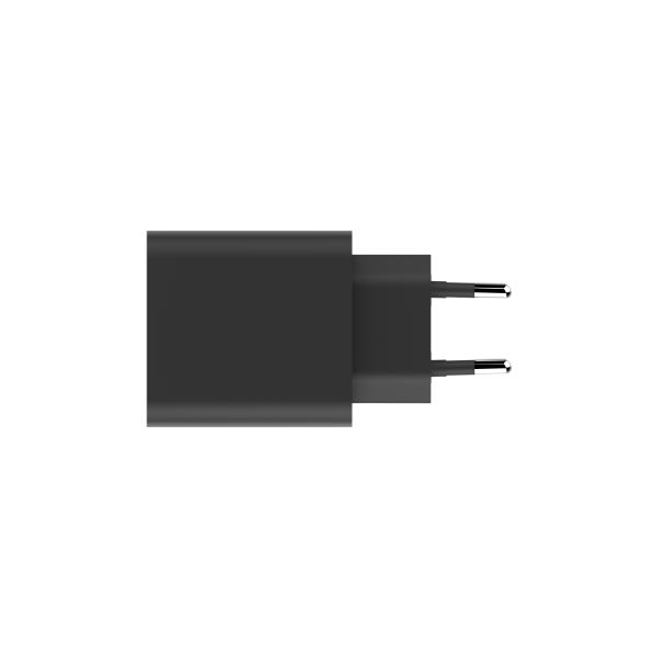 Black 12V1.5A QC3.0 European USB Charger