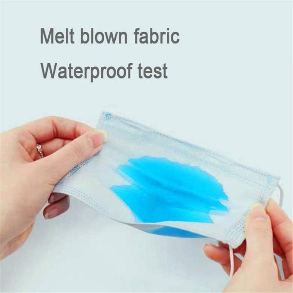 Soft Lining and Earloops 3 Ply Face Mask Breathable Non-woven