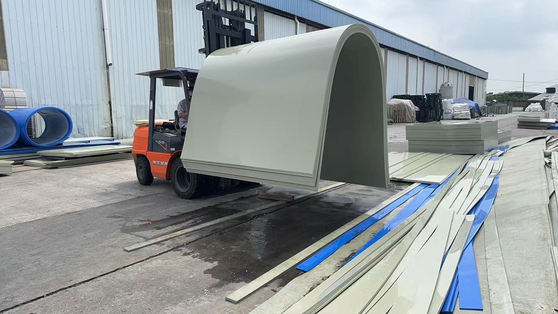 Recyclable Polypropylene PP Advertising Board 6mm Plastic Sheet
