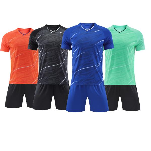 Unisex Youth Soccer Uniforms , Multicolor Polyester Soccer Jerseys