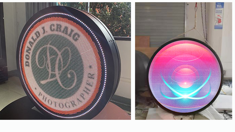 Бесшовный 1R1G1B круглый светодиодный дисплейный панель P4mm литой алюминий