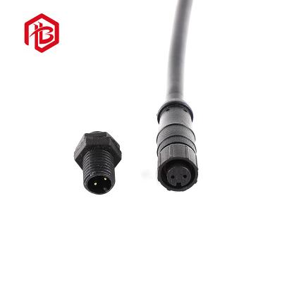 O ouro chapeou 5 o conector impermeável da montagem do painel do Pin IP68 M8