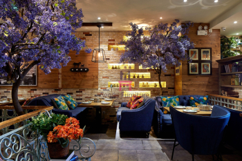 Набор софы ресторана кофейни темы сада, винтажный Дурабле будочки ресторана