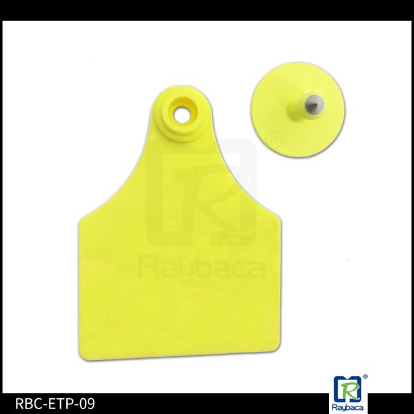 Etiquetas de orelha animais do cartão de identidade RFID do gado duas partes para os touros ETP09 do boi