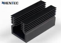 Auto Parts LED Aluminum Heatsink Extrusion Profiles In Black Color 6005 Alloy