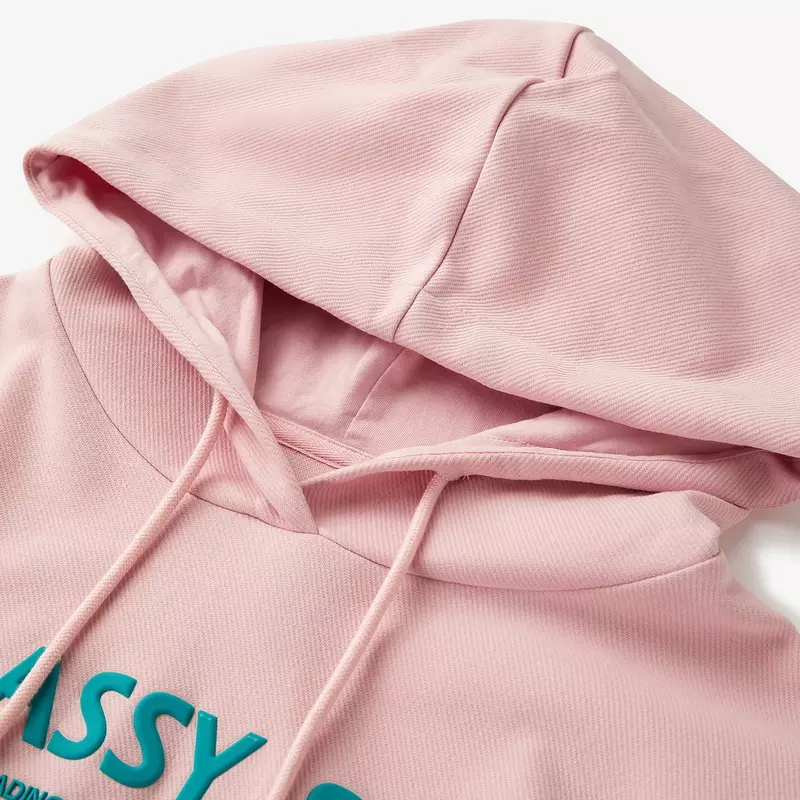 Letter Pattern Casual Pullover Sweater Hoodies With 3D Print Eager Logo