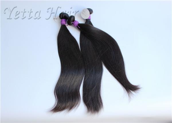 12'' - 30''  Smooth Soft Peruvian Human Hair Weave Silky Straight For Ladies