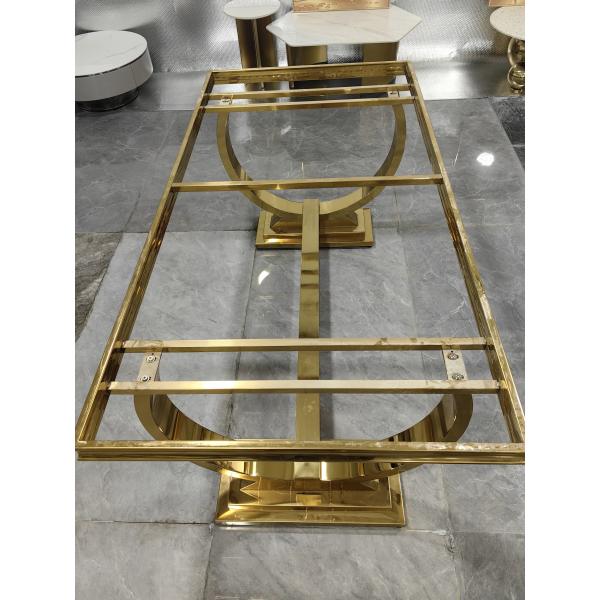 Современный столик из мрамора из нержавеющей стали для современных домов