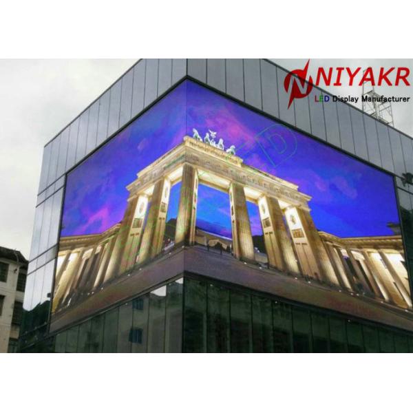 P6 RGB Full Color Led Display Outdoor Advertising Video Wall 15625 Dots/sqm