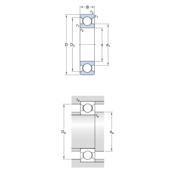 Thin Wall Deep Groove Ball Bearing / Miniature Roller Bearings 61904-2RS 6904 2RS