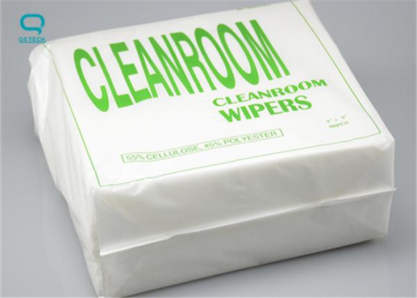 0609 White Clean Room Wipes 55% Cellulose & 45% Polyester 3000pcs/ctn
