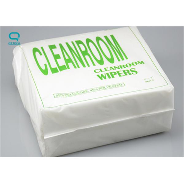 0609 White Clean Room Wipes 55% Cellulose & 45% Polyester 3000pcs/ctn