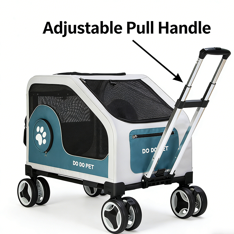 Terrain Pet Stroller Foldable Detachable Washable Comfortable Multi-Pet Travel Stroller B2B Wholesale